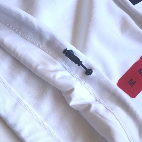 New-dkny Color Block Half-Zip Tech Crop Pullover - Picture 12 of 15